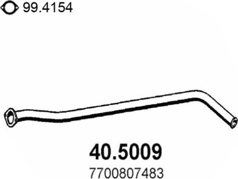 ASSO 40.5009 - Ispušna cijev www.molydon.hr