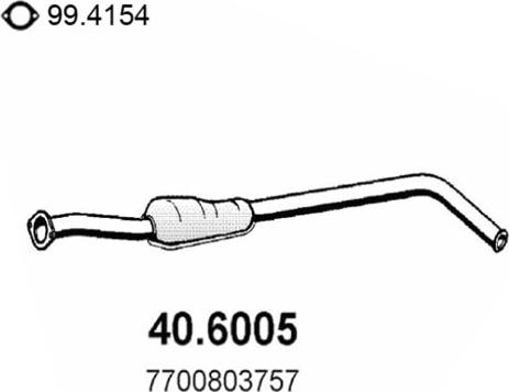 ASSO 40.6005 - Srednji Ispušni lonac www.molydon.hr