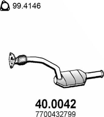 ASSO 40.0042 - Katalizator www.molydon.hr