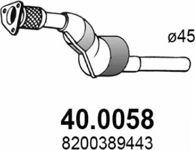 ASSO 40.0058 - Katalizator www.molydon.hr