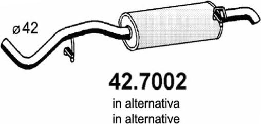 ASSO 42.7002 - Zadnji Ispušni lonac www.molydon.hr