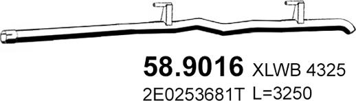 ASSO 58.9016 - Ispušna cijev www.molydon.hr