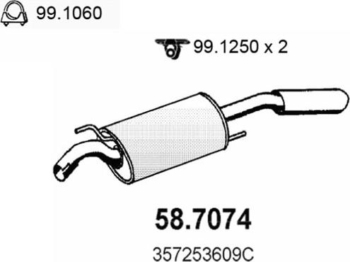 ASSO 58.7074 - Zadnji Ispušni lonac www.molydon.hr