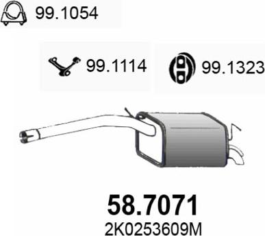 ASSO 58.7071 - Zadnji Ispušni lonac www.molydon.hr