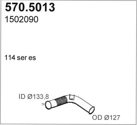 ASSO 570.5013 - Ispušna cijev www.molydon.hr