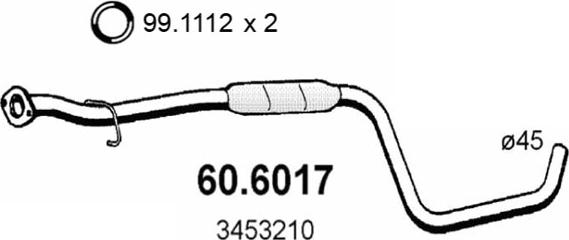 ASSO 60.6017 - Srednji Ispušni lonac www.molydon.hr