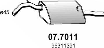 ASSO 07.7011 - Zadnji Ispušni lonac www.molydon.hr