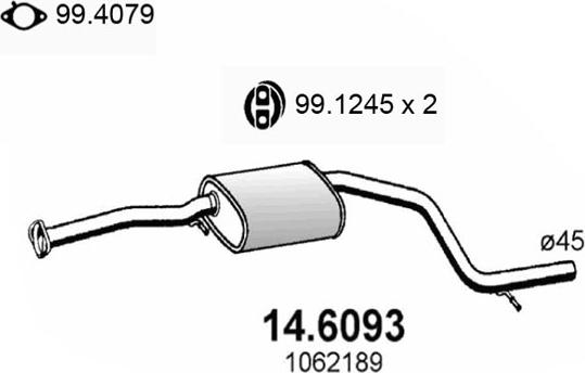 ASSO 14.6093 - Srednji Ispušni lonac www.molydon.hr