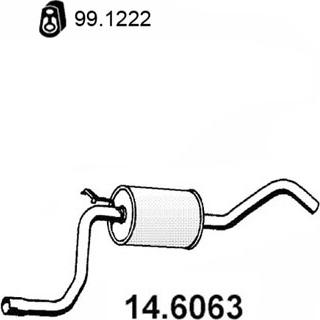 ASSO 14.6063 - Srednji Ispušni lonac www.molydon.hr