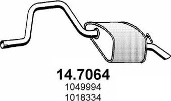 ASSO 14.7064 - Zadnji Ispušni lonac www.molydon.hr