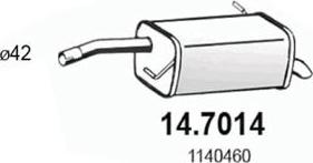 ASSO 14.7014 - Zadnji Ispušni lonac www.molydon.hr