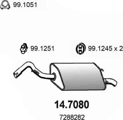 ASSO 14.7080 - Zadnji Ispušni lonac www.molydon.hr