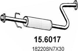 ASSO 15.6017 - Srednji Ispušni lonac www.molydon.hr