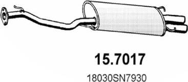 ASSO 15.7017 - Zadnji Ispušni lonac www.molydon.hr