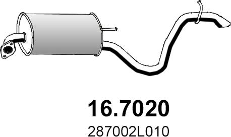 ASSO 16.7020 - Zadnji Ispušni lonac www.molydon.hr