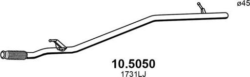 ASSO 10.5050 - Ispušna cijev www.molydon.hr