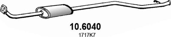 ASSO 10.6040 - Srednji Ispušni lonac www.molydon.hr