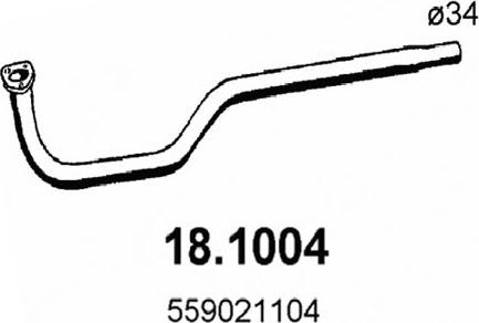 ASSO 18.1004 - Ispušna cijev www.molydon.hr