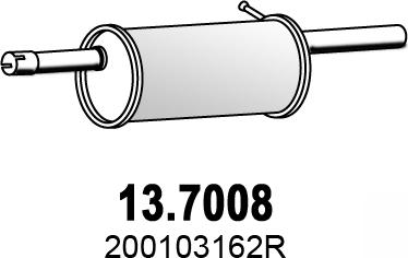 ASSO 13.7008 - Zadnji Ispušni lonac www.molydon.hr