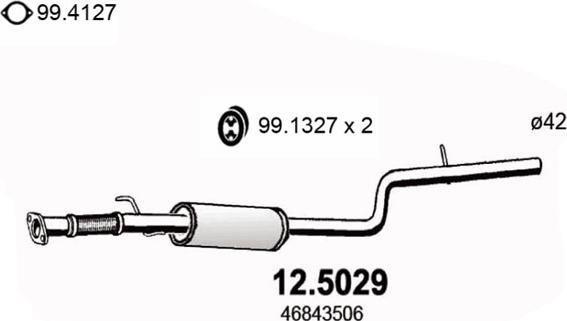 ASSO 12.5029 - Ispušna cijev www.molydon.hr