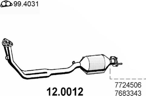 ASSO 12.0012 - Katalizator www.molydon.hr