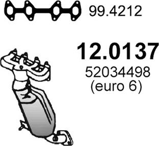 ASSO 12.0137 - Katalizator www.molydon.hr