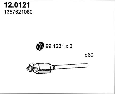 ASSO 12.0121 - Katalizator www.molydon.hr