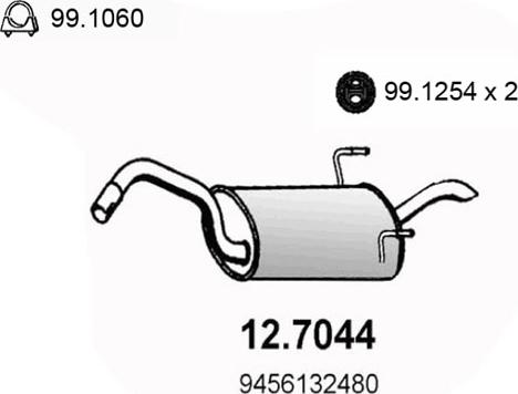 ASSO 12.7044 - Zadnji Ispušni lonac www.molydon.hr