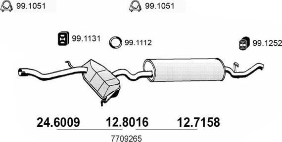 ASSO 12.7158 - Zadnji Ispušni lonac www.molydon.hr