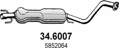 ASSO 34.6007 - Srednji Ispušni lonac www.molydon.hr