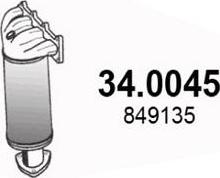 ASSO 34.0045 - Katalizator www.molydon.hr