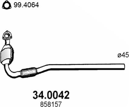 ASSO 34.0042 - Katalizator www.molydon.hr