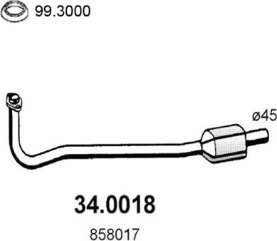 ASSO 34.0018 - Katalizator www.molydon.hr