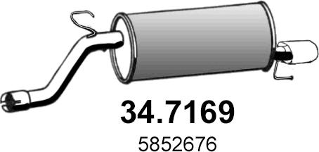 ASSO 34.7169 - Zadnji Ispušni lonac www.molydon.hr