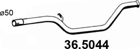 ASSO 36.5044 - Ispušna cijev www.molydon.hr