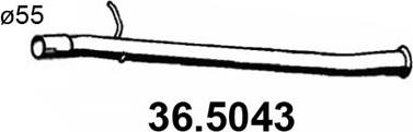 ASSO 36.5043 - Ispušna cijev www.molydon.hr