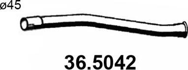 ASSO 36.5042 - Ispušna cijev www.molydon.hr