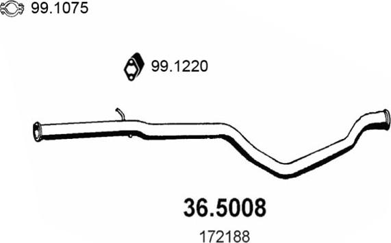 ASSO 36.5008 - Ispušna cijev www.molydon.hr