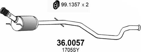 ASSO 36.0057 - Katalizator www.molydon.hr