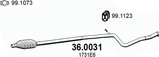 ASSO 36.0031 - Katalizator www.molydon.hr