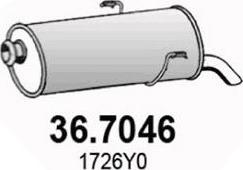 ASSO 36.7046 - Zadnji Ispušni lonac www.molydon.hr