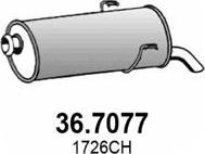 ASSO 36.7077 - Zadnji Ispušni lonac www.molydon.hr