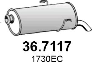 ASSO 36.7117 - Zadnji Ispušni lonac www.molydon.hr