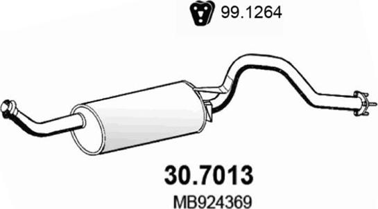 ASSO 30.7013 - Zadnji Ispušni lonac www.molydon.hr