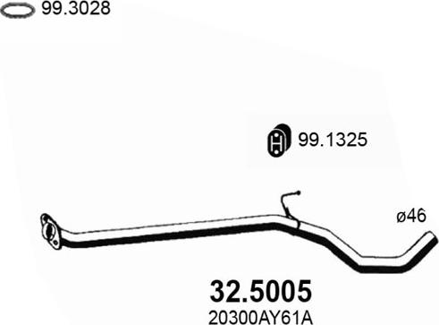 ASSO 32.5005 - Ispušna cijev www.molydon.hr