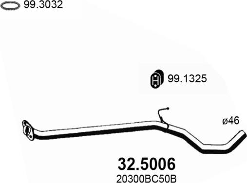 ASSO 32.5006 - Ispušna cijev www.molydon.hr