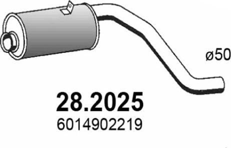 ASSO 28.2025 - Prednji Ispušni lonac www.molydon.hr