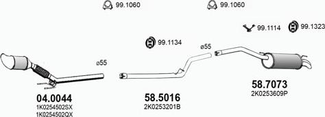 ASSO ART3769 - Ispušni sistem www.molydon.hr