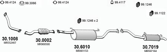 ASSO ART2906 - Ispušni sistem www.molydon.hr