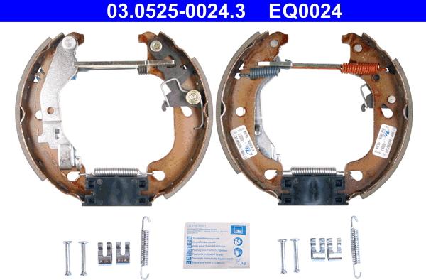ATE 03.0525-0024.3 - Komplet kočnica, bubanj kočnice www.molydon.hr